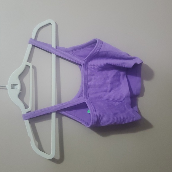 Forever 21 Lavender Ribbed Top Size M - Picture 3 of 5